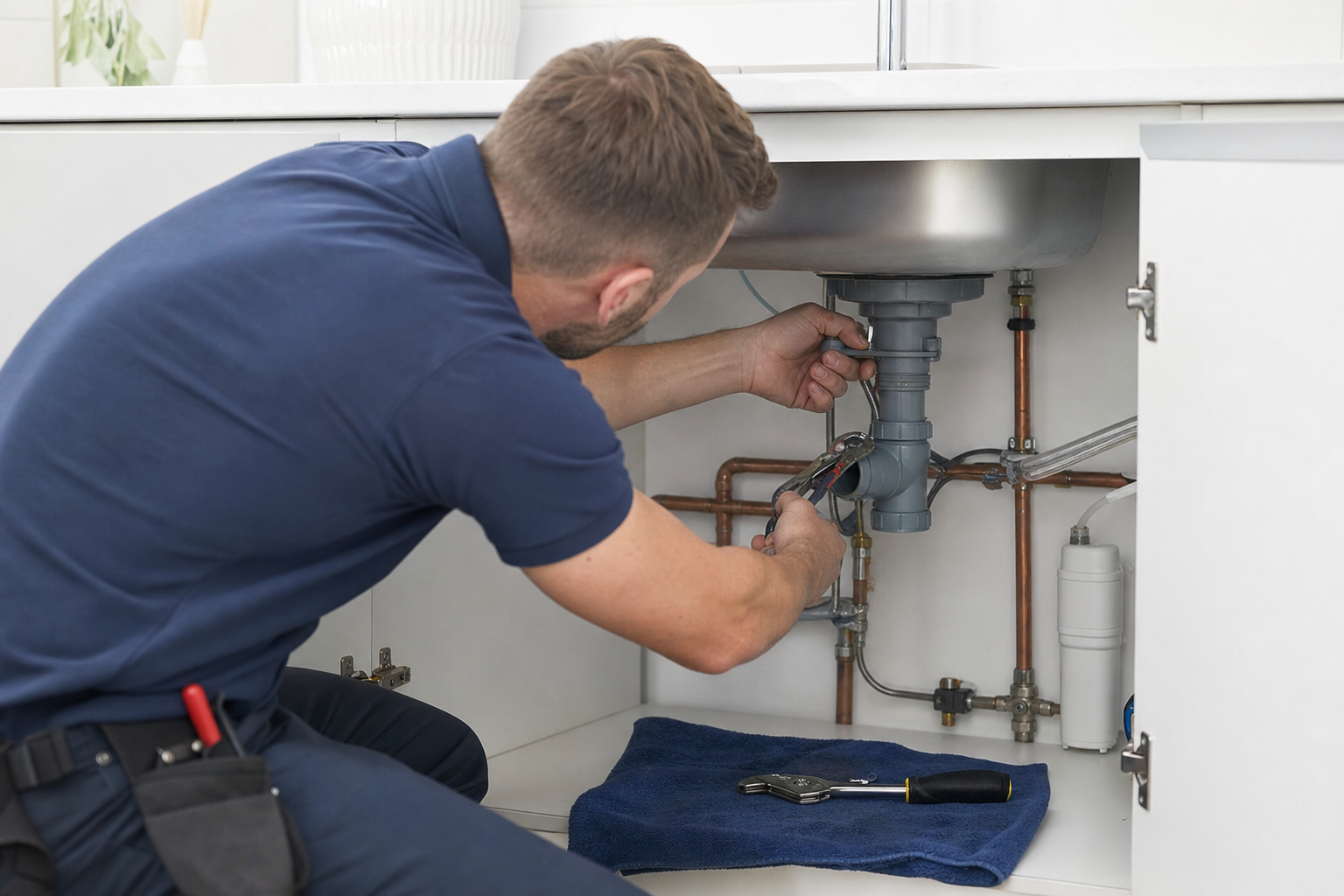 Wasser Plumb Pipes Solution - Plumber in Acton service image